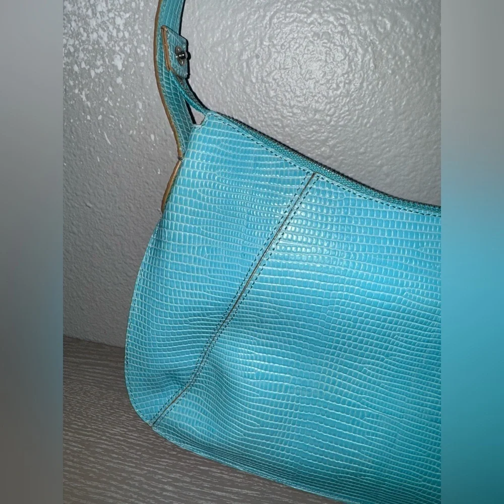 Monsac Vintage Original baby blue Handbag, Shoulder Bag